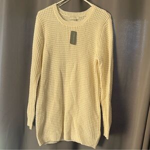 Forever 21 Ivory Textured Sweater
